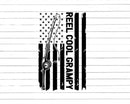 Reel Cool Grampy Fishing American Flag Png Svg Cut Files