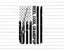 Reel Cool Grandpop Fishing American Flag Png Svg Cut Files