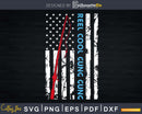 Reel cool Gung Fishing American Flag T-shirt Design Svg Cut