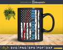 Reel cool Pa Fishing American Flag T-shirt Design Svg Cut