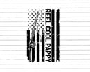 Reel Cool Pappy Fishing American Flag Png Svg Cut Files