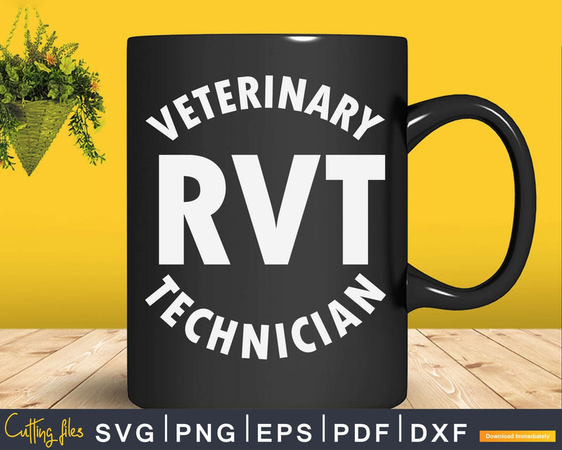 Registered Veterinary Technician Vet Tech Graduation Svg