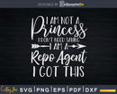 REPO Agent Recovery Not Princess Svg Dxf Cricut File