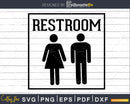 Restroom Bathroom Quote Svg Funny Cricut Files