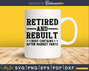 Retired and Rebuilt Hip Knee Replacement Parts Svg Dxf Png