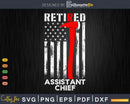 Retired Assistant Chief Shirt Firefighter Rank Retirement