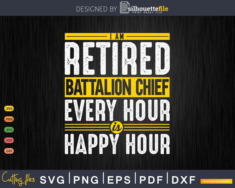 Retired Battalion Chief Happy Hour Is Retirement