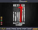 Retired Battalion Chief Shirt Firefighter Rank Retirement