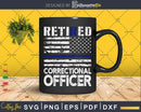 Retired Correctional Officer American Flag Patriotic Gifts