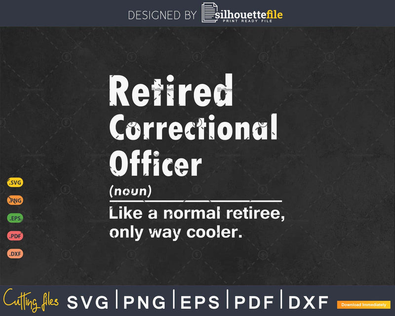 Retired Correctional Officer Definition Normal Only Cooler