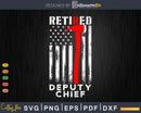 Retired Deputy Chief Shirt Firefighter Rank Retirement Gift