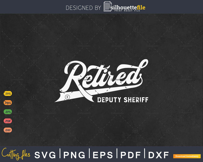 Retired Deputy sheriff Funny Retirement Party Gift