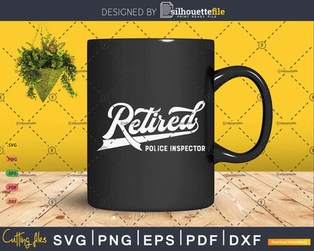 Retired Police Inspector Funny Retirement Party Gift