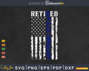 Retired Police Sergeant American Flag Patriotic Gifts