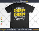 Retired Sheriff Shirt Retirement Gift