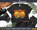 Retirement Plan Funny Bicycle Cycling Vintage Graphic svg