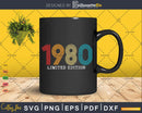Retro 43 Years Vintage 1980 Limited Edition 43rd Birthday