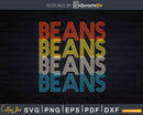 Retro Barista Coffee Beans Vintage Coffeemaker Svg Dxf Png