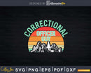 Retro Correctional Officer Guy Svg Dxf Cut Files