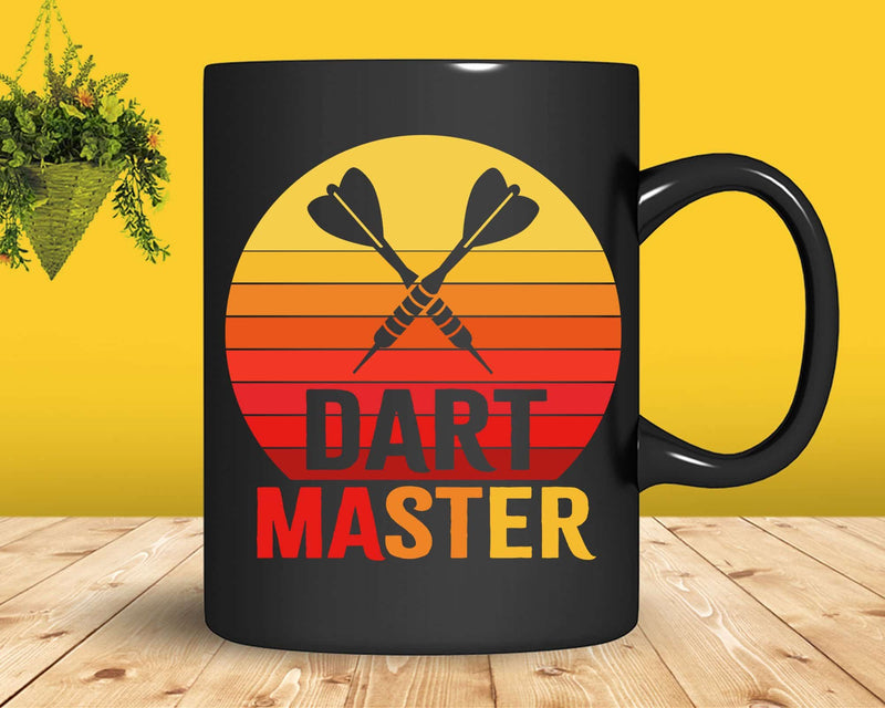 Retro Dart Master Svg Png T-shirt Design