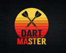 Retro Dart Master Svg Png T-shirt Design