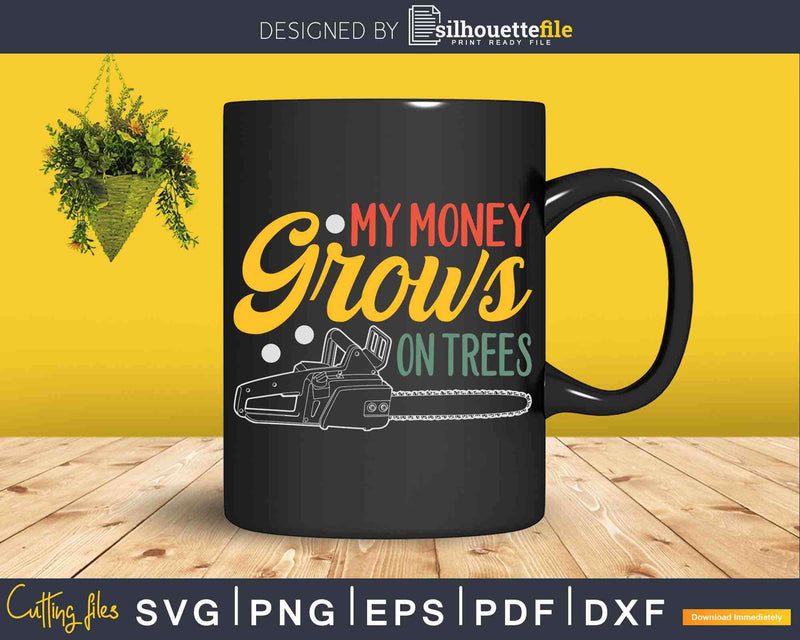 Retro Funny Logger Vintage Arborist Svg Cricut Files