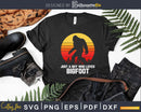 Retro Just A Boy Who Loves Bigfoot Svg Shirt Design Digital