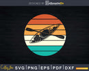 Retro Kayak Boating Svg Dxf Cut Files
