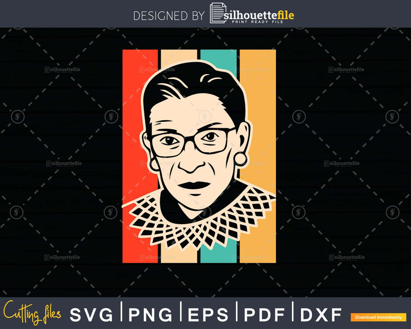 Retro Notorious RBG Shirt Feminist Mother’s Day svg png