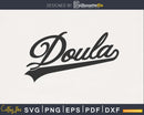 Retro style doula svg cricut cut files