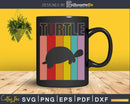 Retro Turtle Svg Png Cut Files