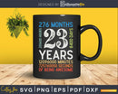 Retro Vintage 23 Years Old Classic 23rd Birthday 276 Months