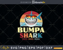 Retro Vintage Bumpa Shark Funny Birthday Shirt Svg Png