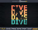Retro Vintage Diving Gift For Scuba Divers Svg Png Cricut