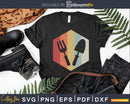 Retro Vintage Gardening Coal Miner Svg Shirt Design Cut