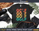 Retro Vintage Golf Golfing Svg Dxf Cricut Cut Files