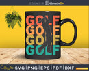 Retro Vintage Golf Golfing Svg Dxf Cricut Cut Files