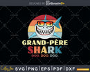 Retro Vintage Grand Pere Shark Doo Shirt Svg Png Files