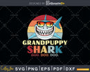 Retro Vintage Grandpuppy Shark Doo Svg Png Files For Cricut