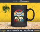 Retro Vintage John Shark Doo Svg Png Dxf Cut Files