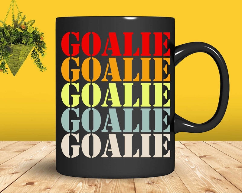 Retro Vintage Lacrosse Player Box & Field Goalie Svg Png