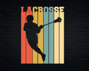 Retro Vintage Lacrosse Svg Png Digital Cut Files