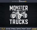 Retro Vintage Off Road Monster Truck Svg T-shirt Design