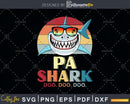 Retro Vintage Pa Shark Doo Svg Png Dxf Cut Files