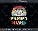 Retro Vintage Pampa Shark Doo Svg Png Dxf Cut Files