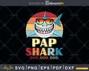 Retro Vintage Pap Shark Doo Svg Png Dxf Cut Files
