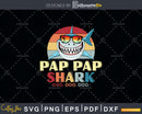Retro Vintage Pap Shark Doo Svg Png Dxf Cut Files
