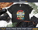 Retro Vintage Papa Shark Doo Svg Png Cricut Files
