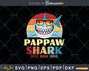 Retro Vintage Pappaw Shark Doo Svg Png Cricut Files