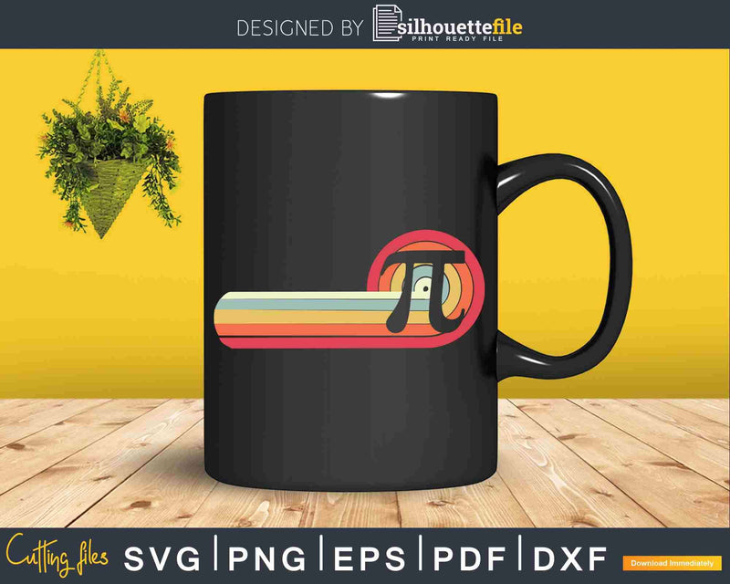 Retro Vintage Pi Day 3.14 Funny Math Nerd Geek Svg Design